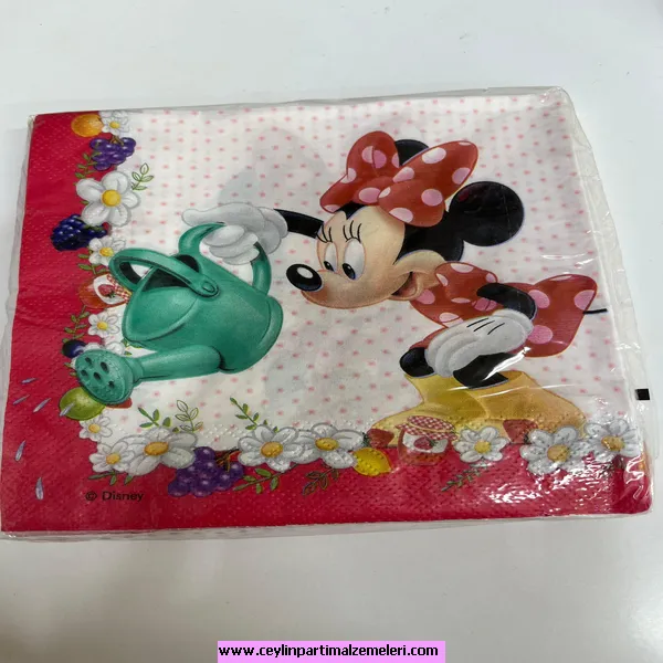 Minnie Mause Temalı Peçete